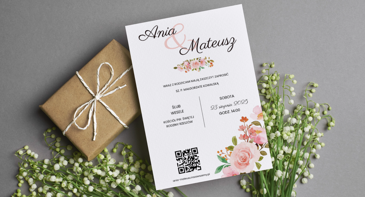 zaproszenie na ślub